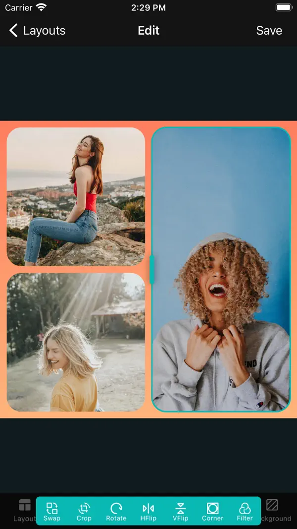 InGrid：A lightweight tool for photo collages, long-image stitching and editing.