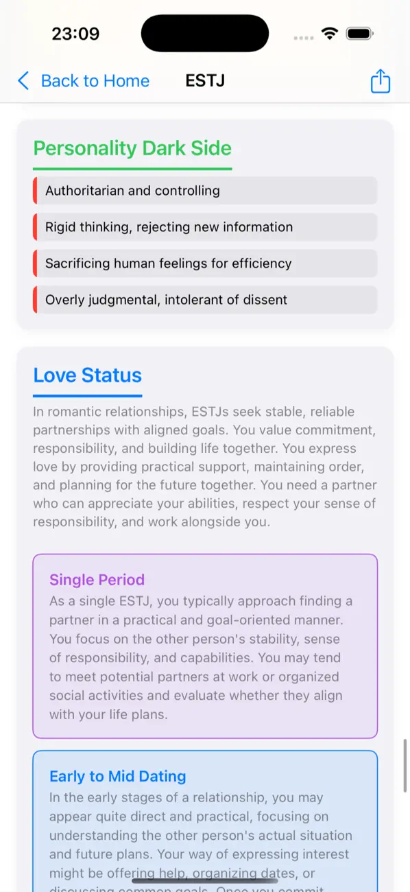 MBTI Test：An MBTI personality test with 16-type analysis.
