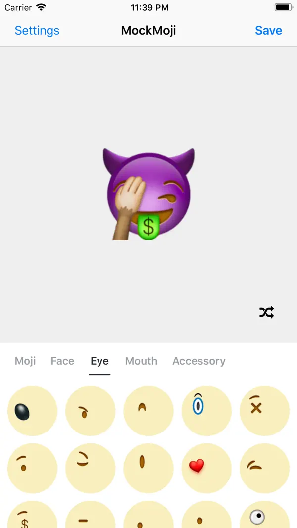 MockMoji：A maker for custom emoji, GIF stickers and iMessage reactions.