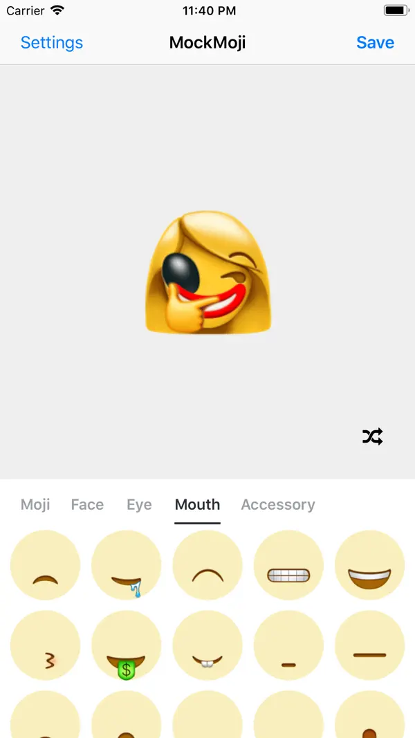 MockMoji：A maker for custom emoji, GIF stickers and iMessage reactions.