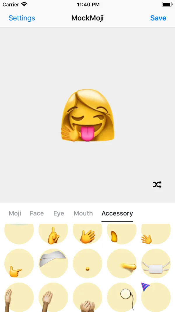 MockMoji：A maker for custom emoji, GIF stickers and iMessage reactions.