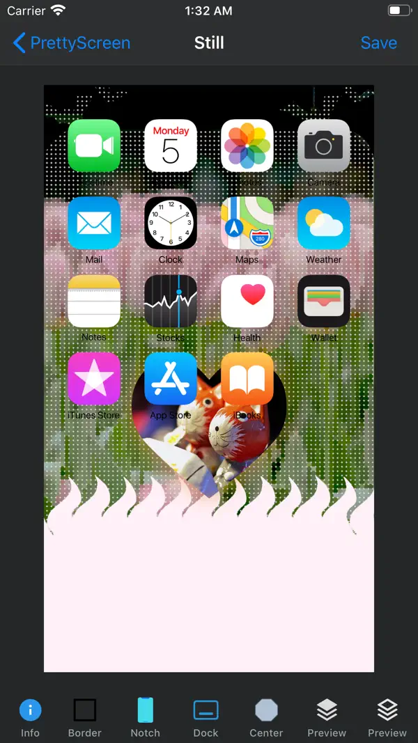 PrettyScreen：A high-resolution wallpaper and theme maker built for the real shape of the iPhone screen.